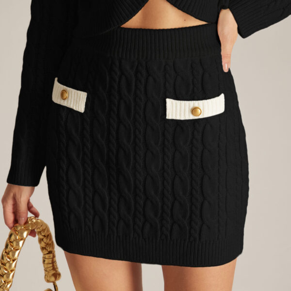 Fabric:This Cable Skirt is made of Acrylic. Acrylic has such characteristics as softness