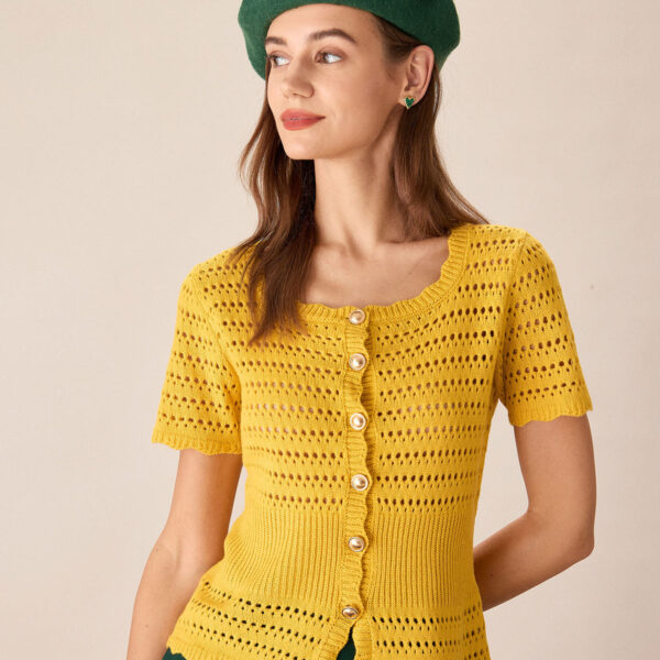 Fabric:This Crochet Cardigan is made of Acrylic. Acrylic has such characteristics as softness
