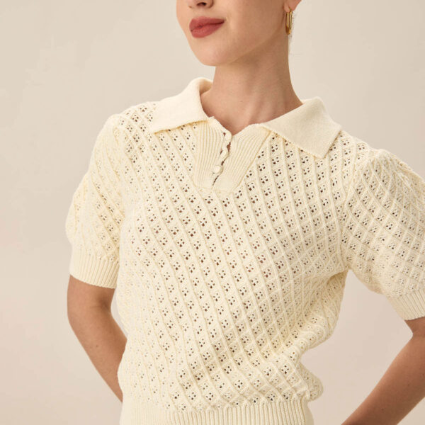 Fabric:This Short Sleeve Blouse is made of Cotton. Cotton fabric features humidity balance