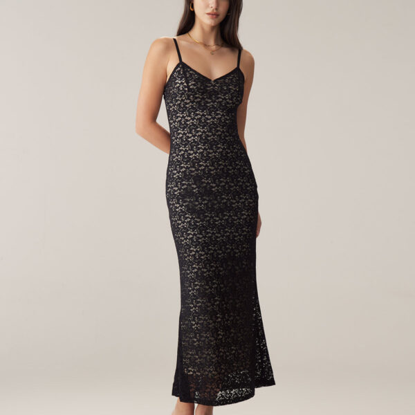 Fabric:This Slip Maxi Dress is made of Polyester and Spandex. Polyester is an artificial fiber that feels soft