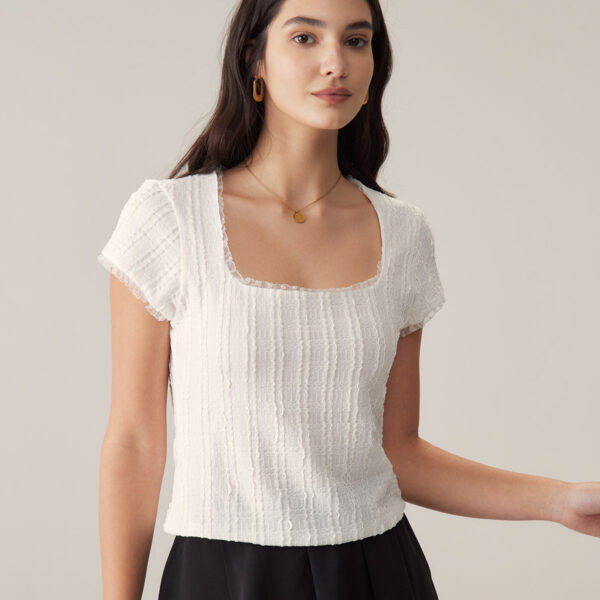 - Occasion: Daily - Fabric Stretch: Medium Stretch - Embellishment: Ruffle