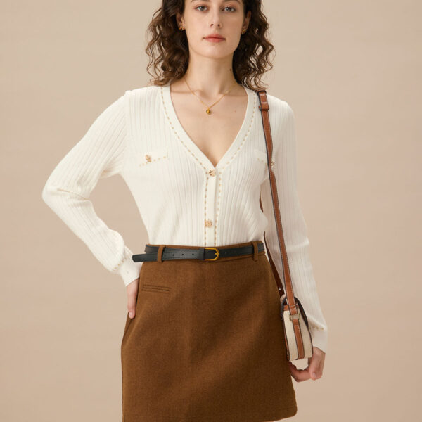 Fabric:This Single-Breasted Cardigan is made of Viscose
