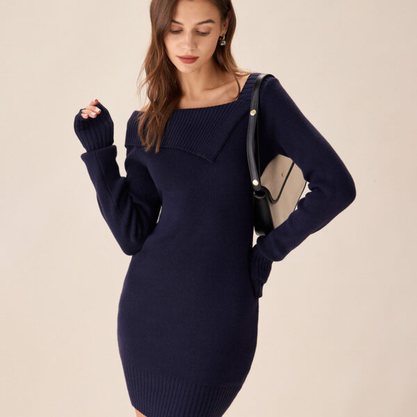 Fabric:This Bodycon Sweater Dress is made of Viscose