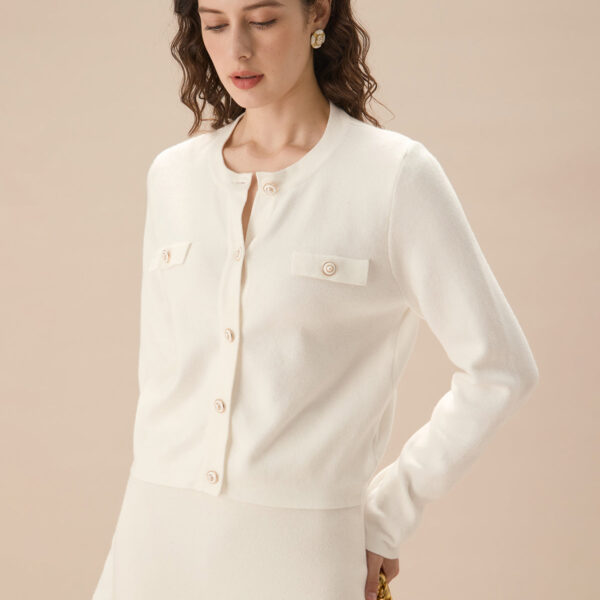 Fabric:This Single Breasted Knit Cardigan is made of Viscose