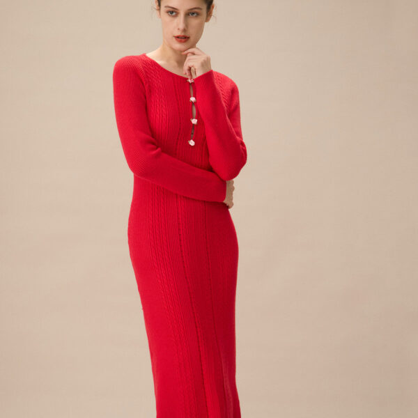 Fabric:This Bodycon Sweater Dress is made of Viscose