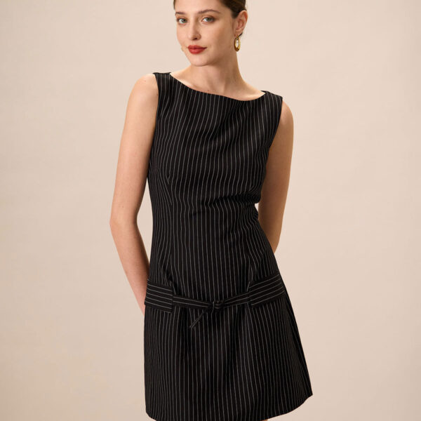 Fabric:This Striped Mini Dress is made of Cotton and Polyester. Cotton fabric features humidity balance