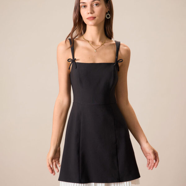 Fabric:This Slip Mini Dress is made of Polyester and Spandex. Polyester is an artificial fiber that feels soft
