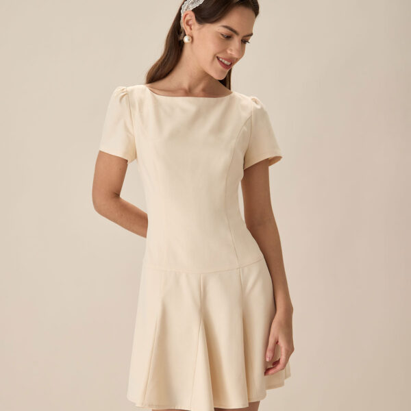 Fabric:This Backless Mini Dress is made of Polyester and Spandex. Polyester is an artificial fiber that feels soft