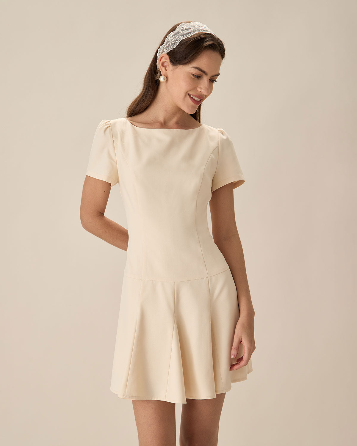 Fabric:This Backless Mini Dress is made of Polyester and Spandex. Polyester is an artificial fiber that feels soft