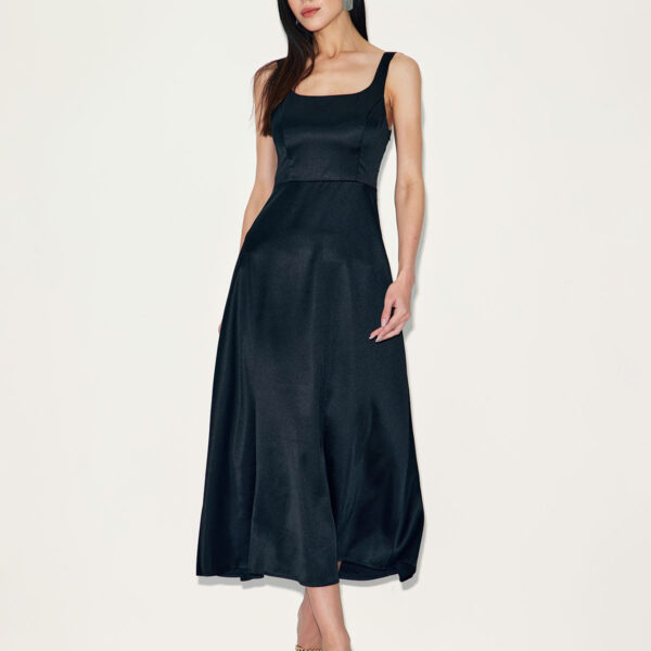 Fabric:This Slip Maxi Dress is made of Polyester. Polyester is an artificial fiber that feels soft