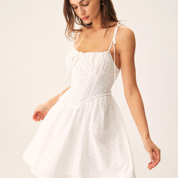 Fabric: This Corset Mini Dress is made of Polyester. Polyester is an artificial fiber that feels soft