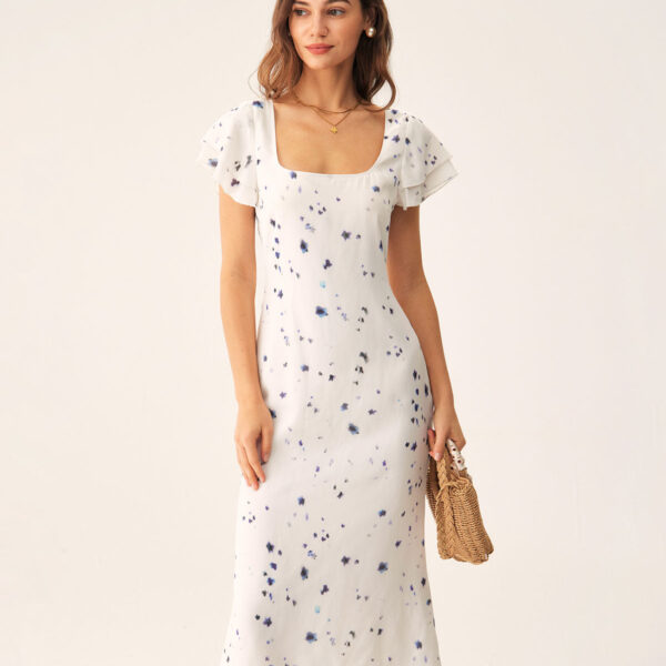 Fabric: This Slip Mini Dress is made of Polyester. Polyester is an artificial fiber that feels soft