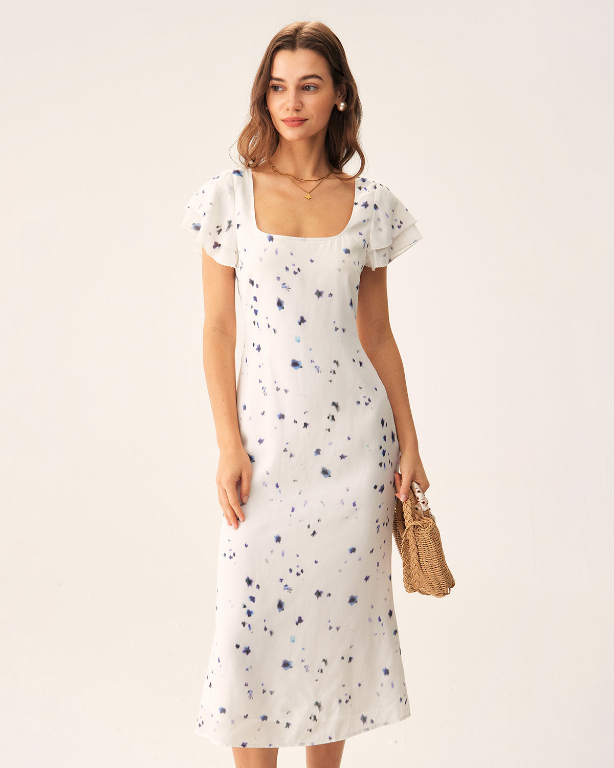Fabric: This Slip Mini Dress is made of Polyester. Polyester is an artificial fiber that feels soft