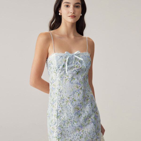 Fabric:This Slip Mini Dress is made of Polyester. Polyester is an artificial fiber that feels soft