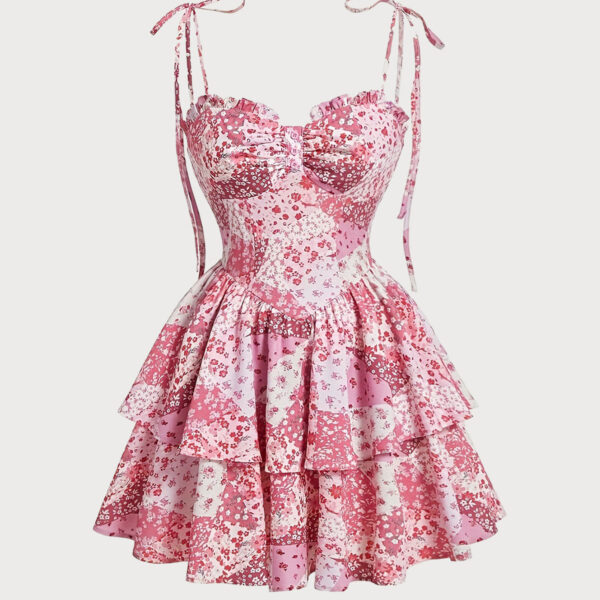 Fabric:This Slip Mini Dress is made of Polyester. Polyester is an artificial fiber that feels soft