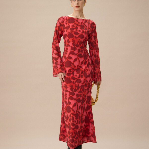 Fabric:This Floral Maxi Dress is made of Polyester. Polyester is an artificial fiber that feels soft