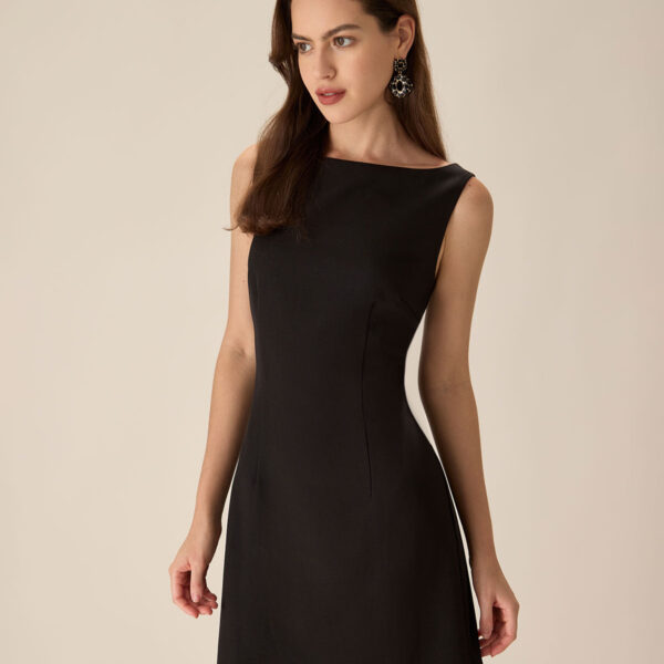 Fabric: This Contrasting Mini Dress is made of Polyester and Spandex. Polyester is an artificial fiber that feels soft