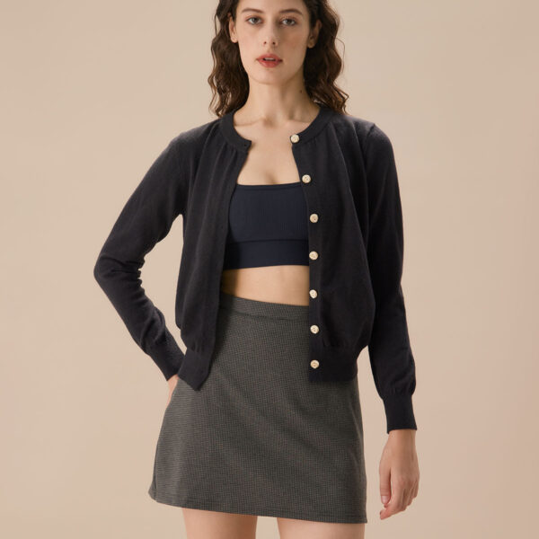 Fabric:This Plaid Mini Skirt is made of Polyester