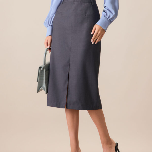 Fabric:This Slit Midi Skirt is made of Viscose and Polyester. Viscose (aka rayon) is a man-made cellulosic fiber made from wood pulp. It's soft