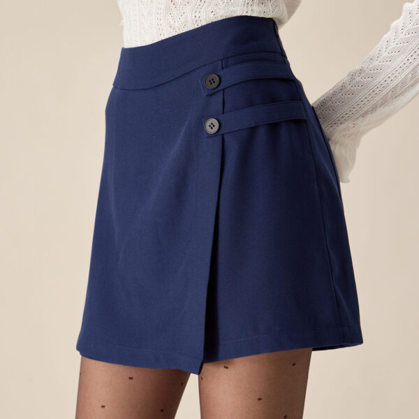 Fabric: This Button Skort is made of Viscose