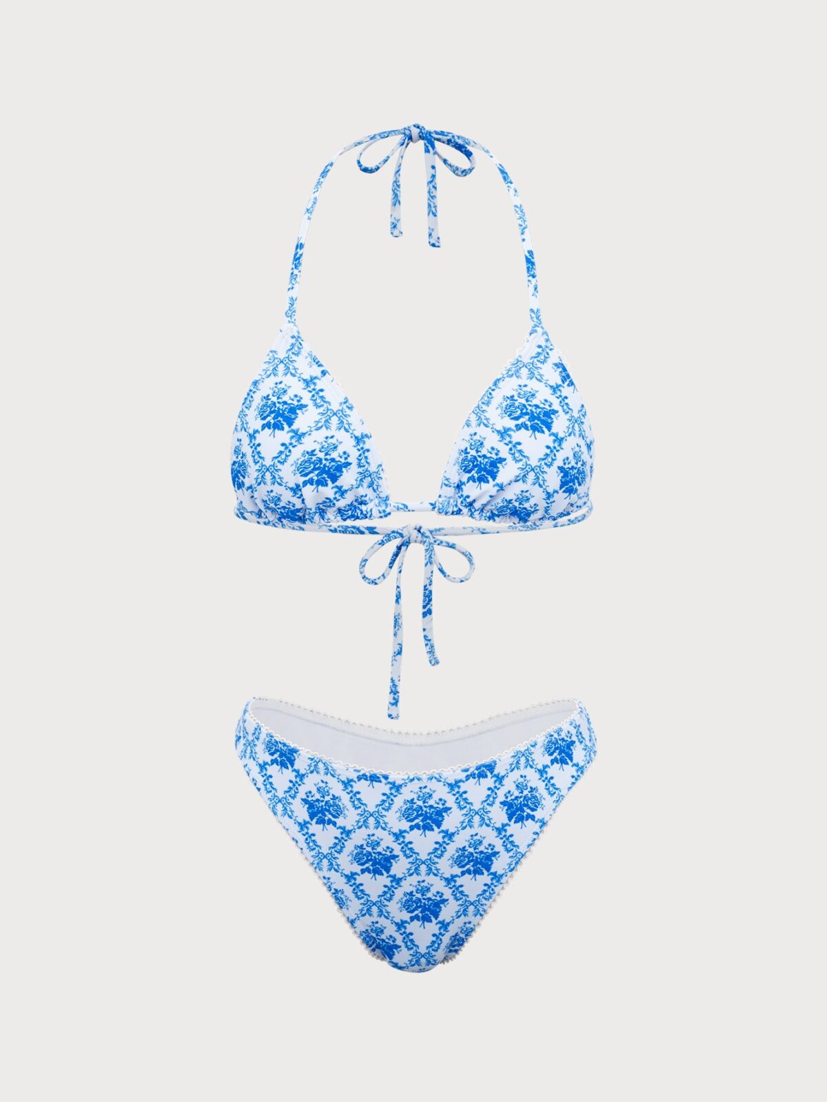 Back Neckline: Strappy Fabric Stretch: High Stretch Waist: Low Waisted Closure Type: Elastic Waist Pattern Type: Floral