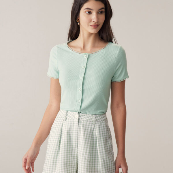 Fabric:This Slim Tee is made of Spandex and Viscose. Viscose (aka rayon) is a man-made cellulosic fiber made from wood pulp. It's soft