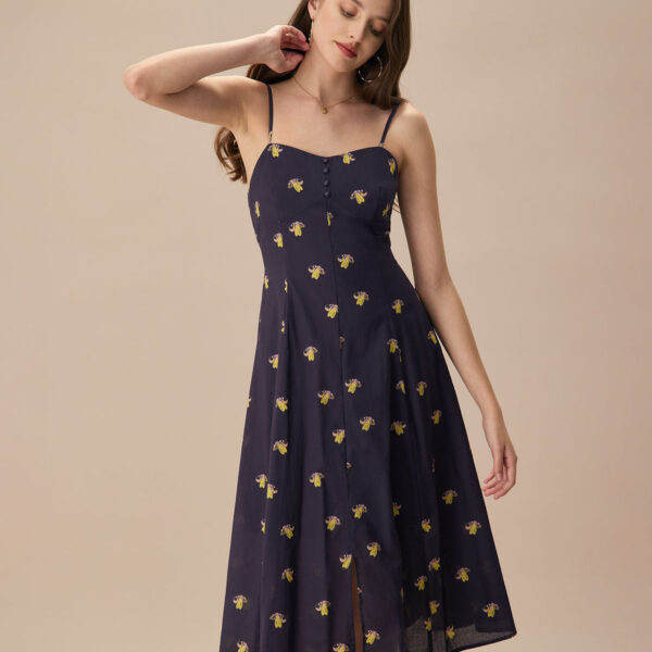 Fabric:This Cotton Mini Dress is made of Cotton. Cotton fabric features humidity balance