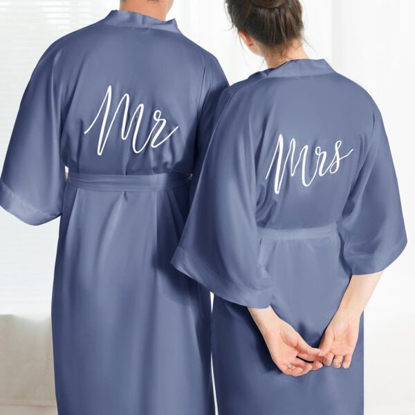 these matching robes create a cozy